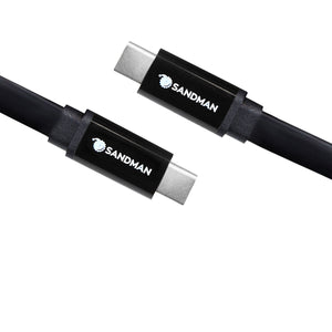 Sandman Clocks Flat USB-C Charging Cable