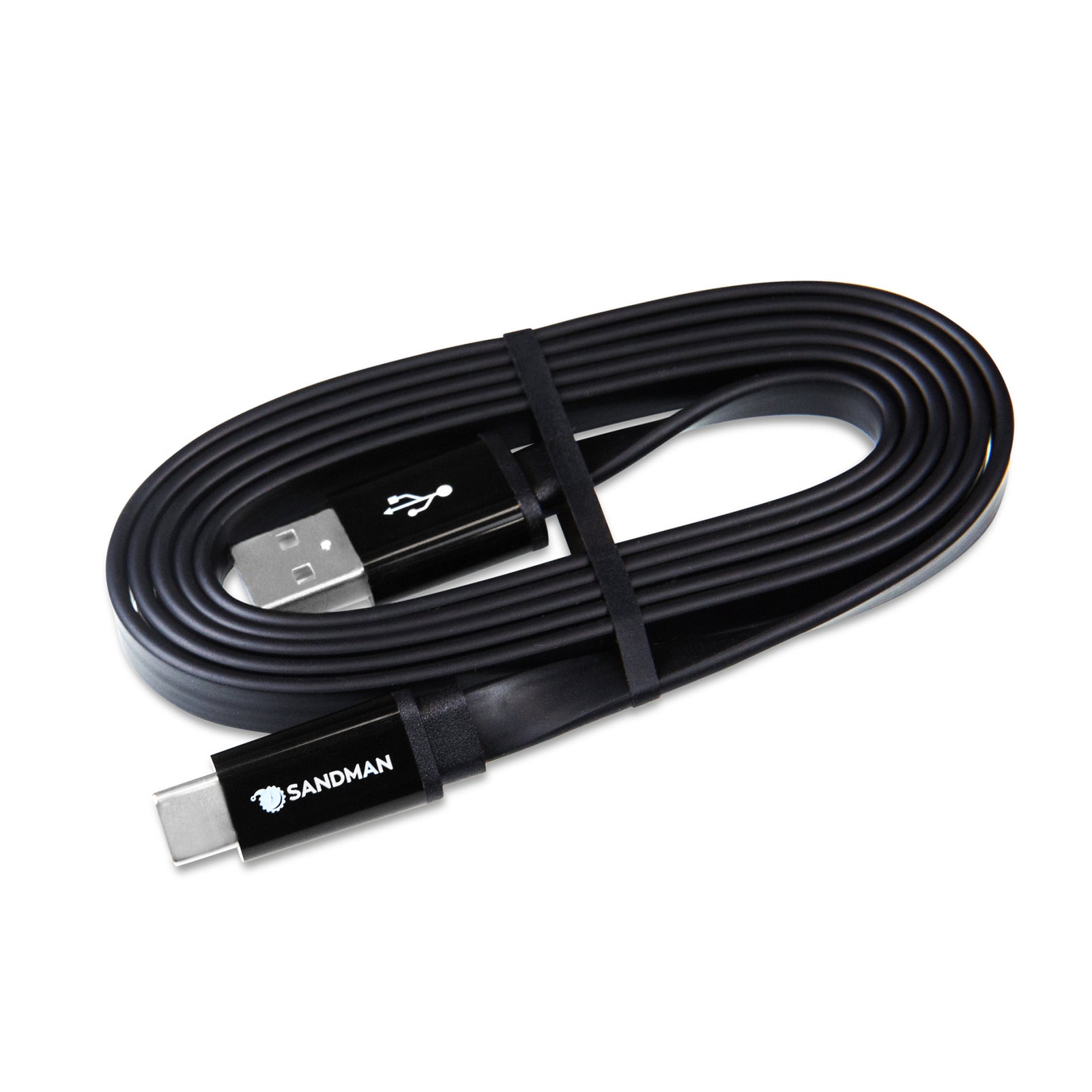 Sandman Clocks Flat USB-C Charging Cable