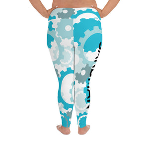 All-Over Print Plus Size Leggings