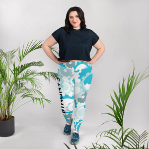 All-Over Print Plus Size Leggings